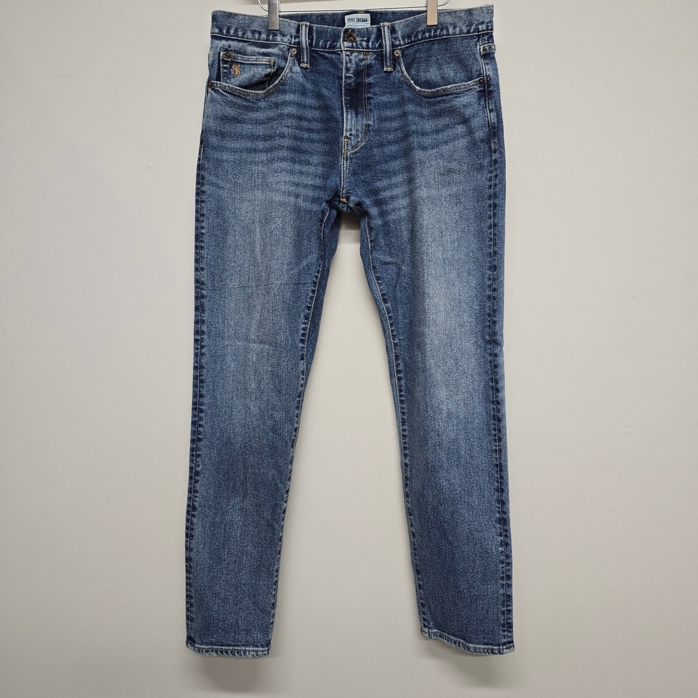 Todd Snyder Slim Fit‎ Stretch Jeans Mens 34x32 Blue Denim Minimalist Classic